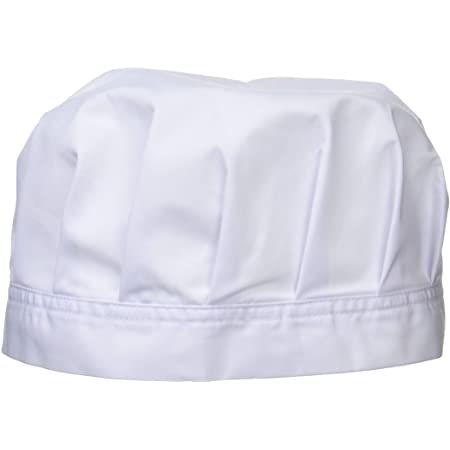 TiproPechka 業務用 衛生 帽子 白 フリーサイズ 3個 セット 食品 工場 飲食店 弁当 調理 キッチン 男女兼用 給食帽 キャップ