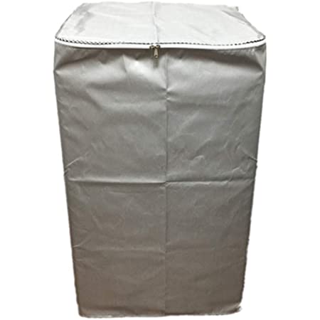 アップグレード版洗濯機カバー，厚手生地,丈夫で長持ちするオックスフォードを独特な防水処理技術で加工して、耐久性と防水性が良い，五年も使用できる。 (XL)