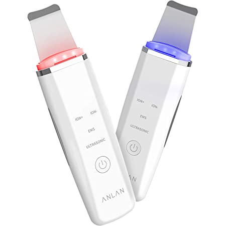 ANLAN ウォーターピーリング 光エステ LED 美顔器 ems ピーリング 毛穴ケア イオン美顔器 スマートピール 汚れ 黒ずみ リフトアップ 小顔 超音波美顔器 ピーリング 毛穴クリーナー 美肌