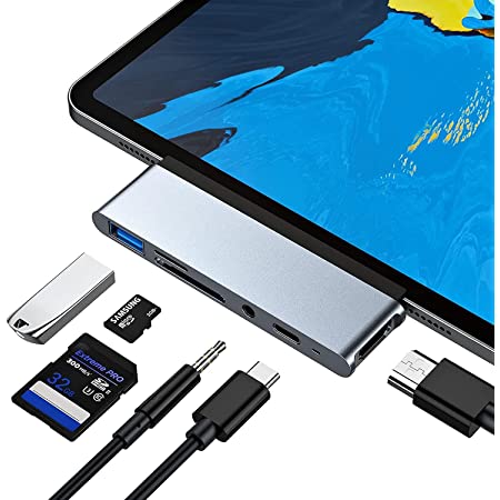 サンワダイレクト USB-Cハブ 4in1 【60W PD出力】 4K HDMI USB-A(USB3.0)ポート 3.5mmジャック アルミ グレー 400-HUBIP087