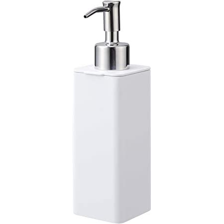 GLUBEE ハンドソープディスペンサー 304 ステンレス おしゃれ ディスペンサー シャンプー ボトル 食器用洗剤 バスルーム キッチン 洗面所などに適用 350ML (2021)