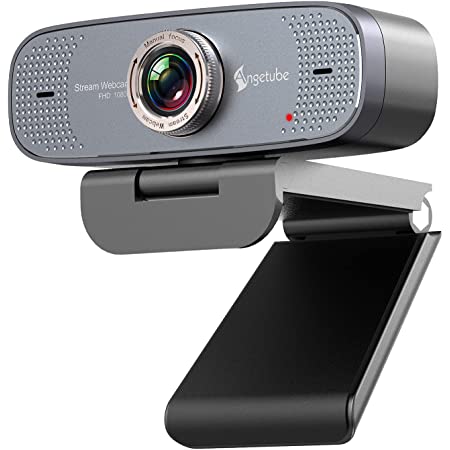 Webカメラ ウェブカメラ マイク内蔵 200万画素 フルHD 1080P 100°広角 ウェブ会議 テレワーク PCカメラ Skype ZOOM会議 背景置き換え 自宅オフィス オンライン授業 在宅勤務