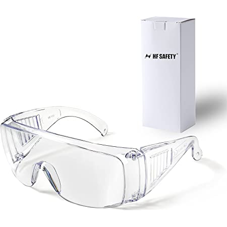 【Amazon限定ブランド】Imtykee 保護メガネ 5個セット 軽量 透明 ゴーグル 高清レンズ オーバーグラス 花粉 細菌 飛沫症対策 眼鏡着用可