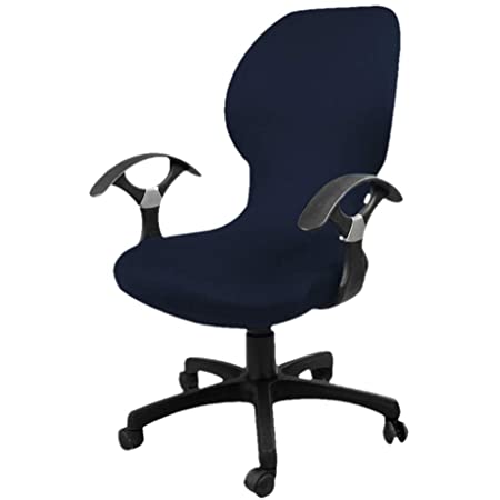 Bemin チェアカバー オフィス チェア 椅子カバー カバー イス 椅子 いすカバー オフィス用 イスカバー パソコンチェアカバー オフィスチェア 伸縮素材 座面部分 背もたれ 取り外し 洗濯可能 (グレータイプ2)