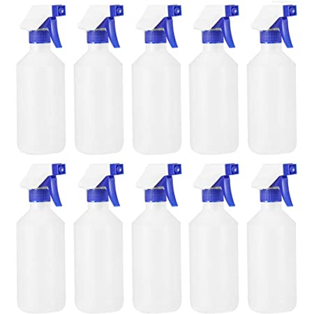 TOYMYTOY スプレーボトル アルコール 500ml 10pcs 詰替え容器 アルコール対応 多機能 家庭用 香水瓶 詰め替えボトル 美髪用 多機能 家庭用