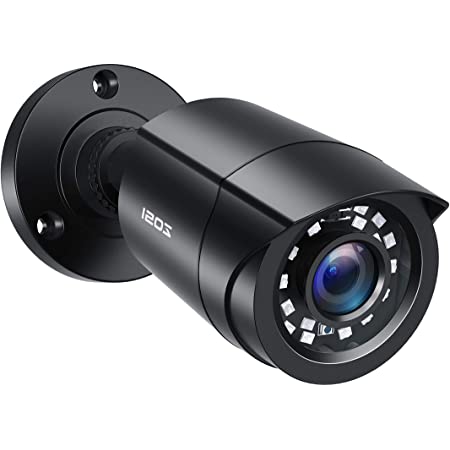 ZOSI 4K Ultra HD 800万画素(3840×2160) 防犯カメラ IP67防水仕様 屋内屋外使用 24個赤外線leds搭載 3.6MM固定レンズ 暗視機能搭載 BNCケーブル/電源アダプター付き「800万画素防犯レコーダーのみ使用」