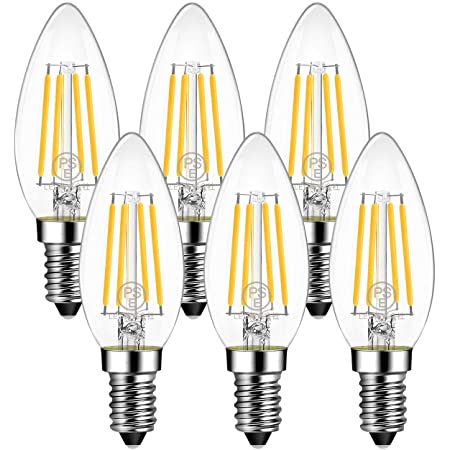 Kohree LEDシャンデリア電球 E14口金 4W(40形相当) 12個セット フィラメント電球 C35 広配光タイプ 非調光