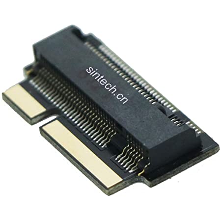 Sintech M2(NGFF) SATA SSDカード 24ピン　MacBook Pro 2012,early2013 Retina SSD交換用　ブラック m2PRO