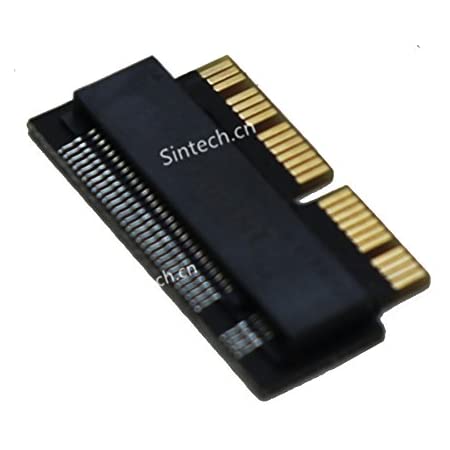 Sintech M2(NGFF) SATA SSDカード 24ピン　MacBook Pro 2012,early2013 Retina SSD交換用　ブラック m2PRO