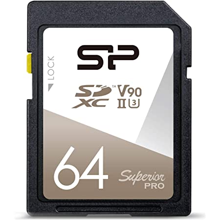 シリコンパワー SDXCカード 64GB プロモデル UHS-II U3 V90 8K Ultra HD 対応 R290MB/s 5年保証 SP064GBSDXJA2V10