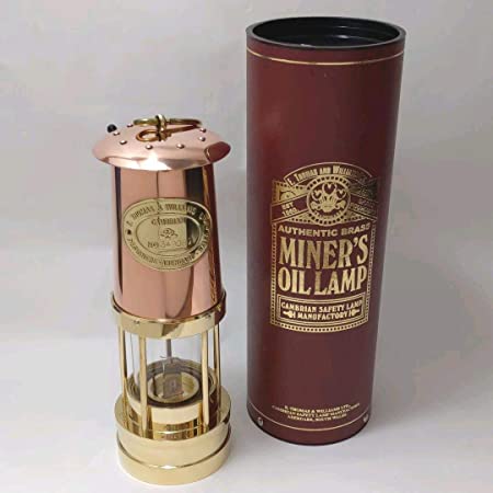 イギリス製 アンティークランプ トーマス＆ウィリアムズ GOLD Miners Lamp E.Thomas & Williams