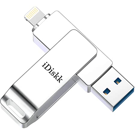 サンワダイレクト iPhone iPad USBメモリ USB3.0 スイング式 32GB 600-IPL32GX3