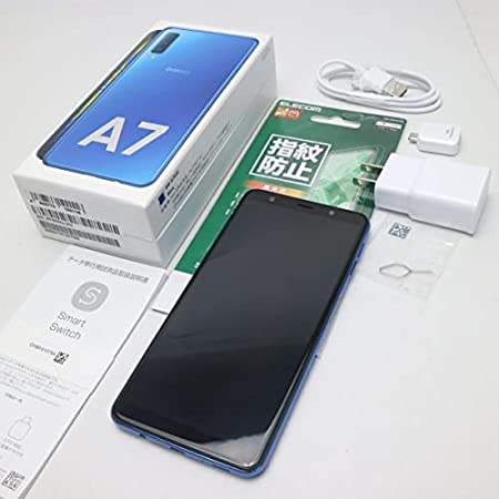 SIMフリー Galaxy A7 ブルー