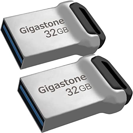 Gigastone Z90 128GB USBメモリ 2個セット USB3.1 メモリスティック 小型 メタリック フラッシュドライブ