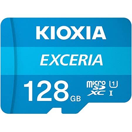 microSDXC 128GB EXCERIA 超高速UHS-I KIOXIA（旧東芝メモリー）+ SDアダプター + 保管用クリアケース [並行輸入品]