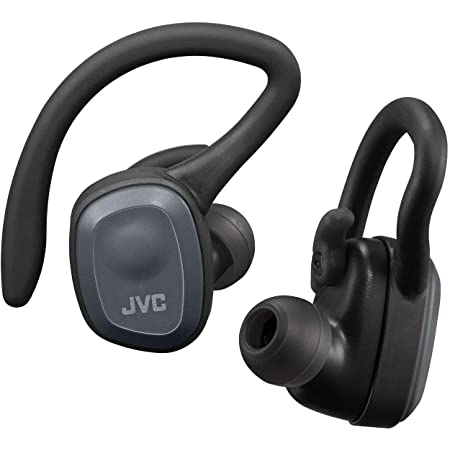 JVC HA-ET45T-B 完全ワイヤレスイヤホン 本体質量7.4g小型軽量ボディ最大14時間再生 防水防塵仕様 Bluetooth Ver5.0対応 スポーツ向け ブラック