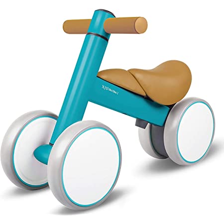XJD 三輪車 1歳-3歳 Mini Bike チャレンジバイク 幼児用 こども自転車 ベビーバイク こども 乗り物 一歳の誕生日プレゼント (ブルー)