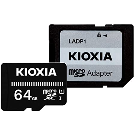 キオクシア(KIOXIA) 旧東芝メモリ microSDXCカード 64GB UHS-I対応 Class10 (最大転送速度50MB/s) 国内正規保証品 3年保証 Amazon.co.jpモデル KTHN-MW064G