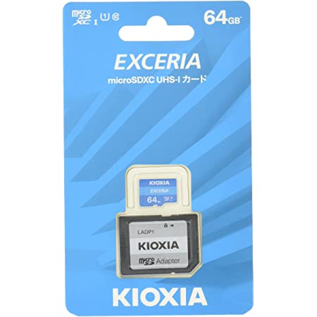 キオクシア(KIOXIA) 旧東芝メモリ microSDXCカード 64GB UHS-I対応 Class10 (最大転送速度50MB/s) 国内正規保証品 3年保証 Amazon.co.jpモデル KTHN-MW064G