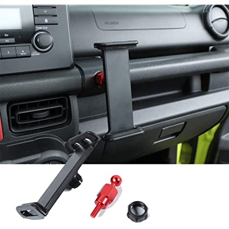 SUZUKI ジムニー 2019+ スマホホルダー 車載スタンド 携帯電話スタンド 装着簡単 アルミ合金+ABS製 Jimny 内装 パーツ