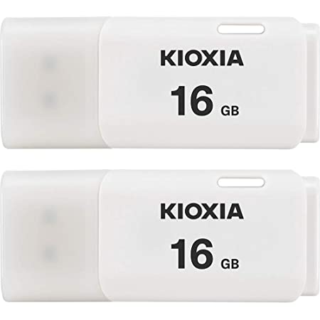 16GB USBメモリ USB3.2 Gen1 KIOXIA キオクシア TransMemory U301 キャップ式 ホワイト 海外リテール LU301W016GG4