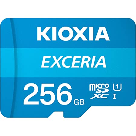 microSDXCカード 256GB KIOXIA UHS-I U1 キオクシア オリジナルSDアダプタ付 並行輸入品（旧東芝メモリ製品）