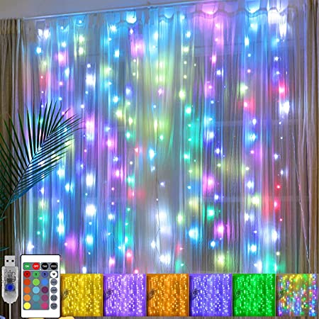KNONEW 100 LED ロープライト10M チューブライト 16色変化 屋内屋外使用可能 ガーデンライト リモコン付き クリスマス/新年お祝い/結婚式/誕生日/パーティー/学園祭/庭/広場/街路樹装飾 IP65防水仕様 RGB USB電源供給
