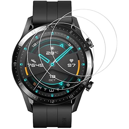 Miimall Huawei Watch GT2 46mm / GT2e レザーバンド Huawei Watch GT2 46mm 本革ベルト皮革 留め金 高級 レザー 快適 簡単取付 Huawei Watch GT2e 46mm スマートウォッチ 対応 交換バンド（ブルー）