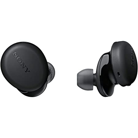 ソニー 完全ワイヤレスノイズキャンセリングイヤホン WF-SP800N : Bluetooth対応 左右分離型 防水仕様 2020年モデル 360 Reality Audio認定モデル ブラック WF-SP800N BM