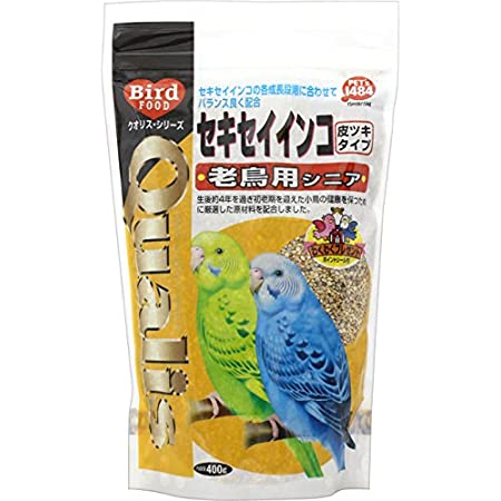 クオリス セキセイインコ老鳥用シニア 400g×3袋