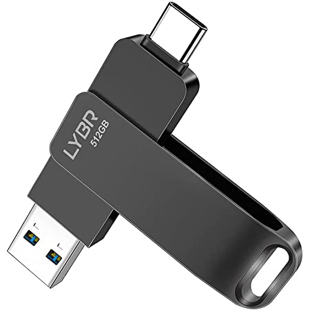 USBメモリー512GB SanDisk サンディスク USB3.1 Gen1-A/Type-C 両コネクタ搭載Ultra Dual Drive Luxe 回転式 [並行輸入品]