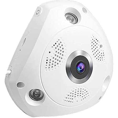 防犯カメラ 360度 SONY製センサー採用 360度カメラ 魚眼レンズ スターライトカメラ 屋外 家庭用 有線 AHD 200万画素 小型 赤外線 暗視 セット