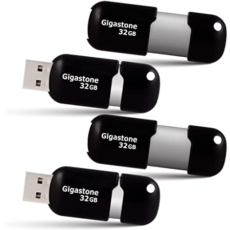 Gigastone V10 16GB USBメモリ USB2.0 10個セット キャップレス スライド式 青 オレンジ