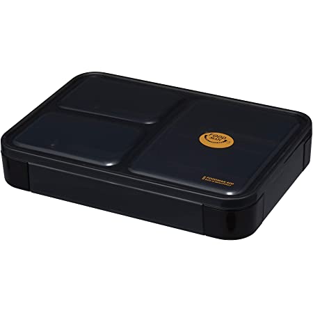 シービージャパン 弁当箱 ブラック レザーケース付き 薄型 フードマン 600ml DSK