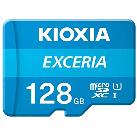 128GB microSDXCカード マイクロSD KIOXIA キオクシア EXCERIA CLASS10 UHS-I R:100MB/s 海外リテール LMEX1L128GG4
