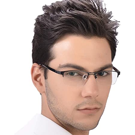 Double Legend 老眼鏡 USB充電式 LED老眼鏡 スマート 照明付き アイウェア おしゃれ ブルーライトカット老眼用 UVカット 紫外線99%カット メガネ ブ輻射防止 視力保護 高級感 男女兼用 (黑, 2.50)