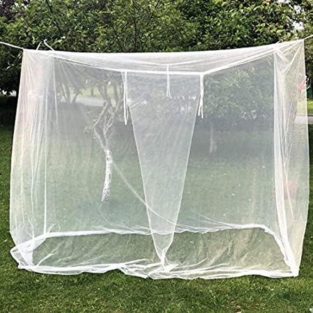 Magarrow アウトドア 蚊帳 軽量 蚊よけ網 高密度 メッシュ素材 固定用テント アウトドア (ホワイト)