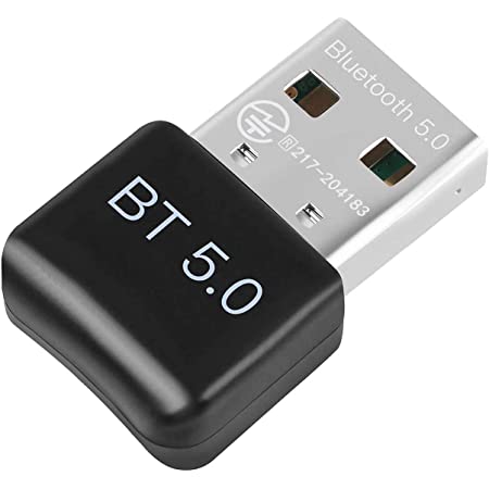Bluetooth 5.0 USBアダプター Hommie 【TELEC認証済 】Bluetoothアダプター USBアダプタ 小型 送信機 受信機 低遅延 ブルートゥース5ドングル ワイヤレス送信機 最大通信距離20m window7/8/8.1/10（32/ 64bit）対応