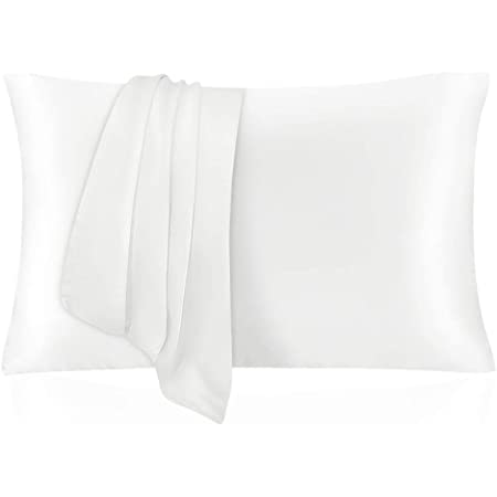 キュライン シルク 枕カバー ピローケース 43×63 まくらかばー 19匁 ファスナー付き OEKO認証済 (ネイビー)