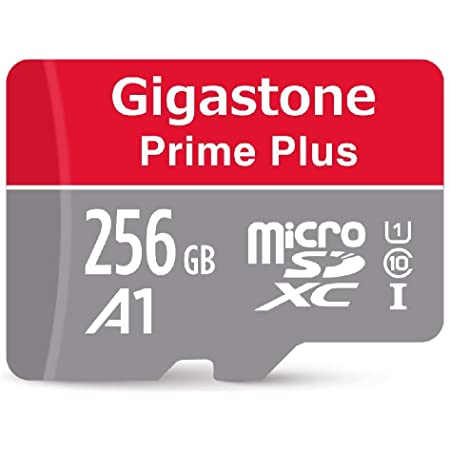 Gigastone マイクロSDカード Micro SD Card 256GB フルHD SD アダプタ付 adaptor SDXC U1 C10 100MB/S Gopro アクションカメラ スポーツカメラ 高速 micro sd カード Class 10 UHS-I 4K UHD 動画