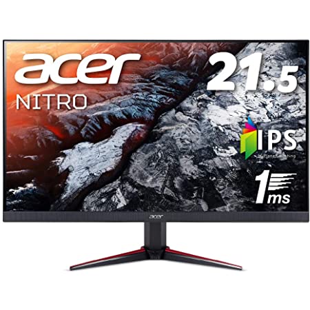 Acer IPSディスプレイ SA220QAbmi 21.5型ワイド IPS 非光沢 フルHD 4ms (GTG) 75Hz HDMI AMD FreeSync ZeroFrame