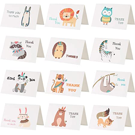 Nanmara メッセージ カード グリーティングカード 誕生日カード ミニメッセージ 封筒 30枚セット (黄)