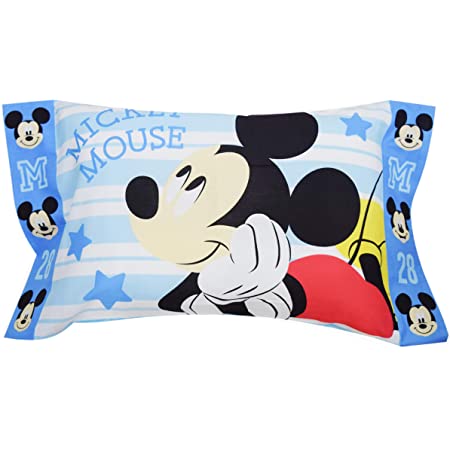 モリシタ Disney ディズニー ミッキー ペンシブ 洗える こども用枕 39×28×9cm
