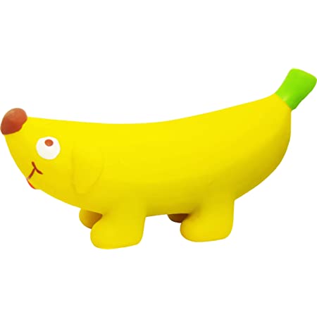 Q-monster 犬用おもちゃ 音の出る 犬用噛むおもちゃ 天然ゴム 運動不足解消 安全 耐久性 中小型犬に適用(Mango Bee)