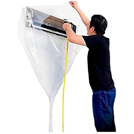 エアコン 洗浄カバー 壁掛用 エアコン 掃除カバー 家庭用 外周250cm 幅90cmまで対応