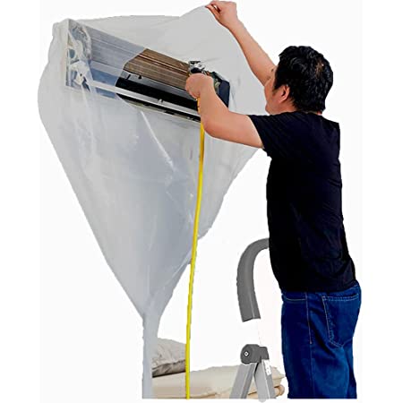 エアコン 洗浄カバー 壁掛用 エアコン 掃除カバー 家庭用 外周250cm 幅90cmまで対応