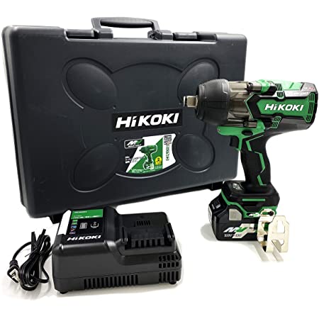 【Amazon.co.jp限定】HiKOKI(ハイコーキ) 旧日立工機 コードレスインパクトレンチ 36V マルチボルト 充電式 WR36DA(XP) 初回修理保証付き 蓄電池1個、充電器、ケース付き