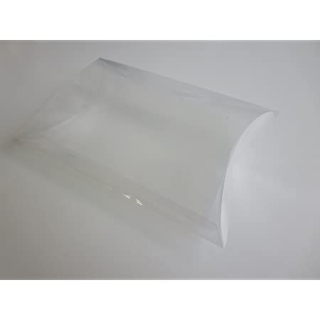 BENECREAT 16個PVC透明プラスチックケース 8×2.5x15cm 高透明 掛けるタイプ 折り畳みボックス 防水 ブレスレット展示 手帳テープ 小物入れ クリアギフトボックス 包装資材