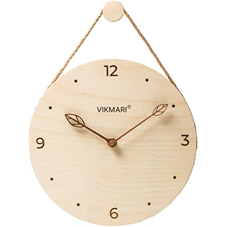 1個 掛け時計 モダンなデザイン 木製 室内 連続秒針 ホーム オフィス リビングルームの装飾