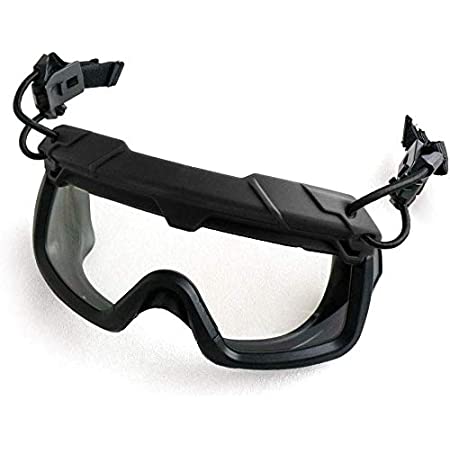 FMA 通用版ハーフシールマスク（折りたたみ） タクティカルヘルメットアウトドアゲーム用（黒）